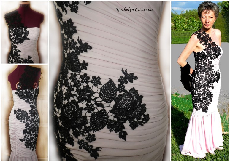 montage-robe-de-soiree-rose-drapee