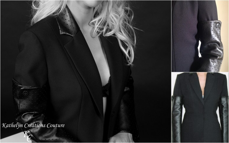 montage-veste-noir-manche-gant-skai